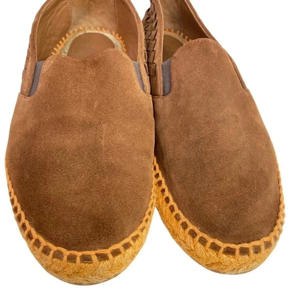 Bottega Veneta Intrecciato Suede Woven Espadrilles Mens 38 = US 5 Warm Tan EUC main image 5